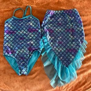 Mermaid Swimsuit Size 4/5
